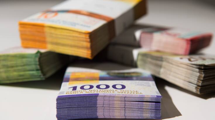Geld Franken Banknote