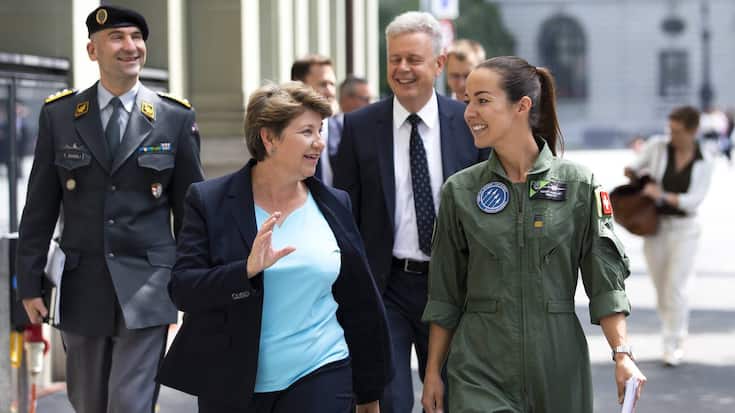 Viola Amherd Fanny Chollet KAMPFJETS