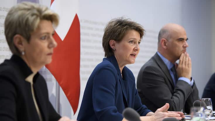 SCHWEIZ CORONAVIRUS BUNDESRAT NOTSTAND