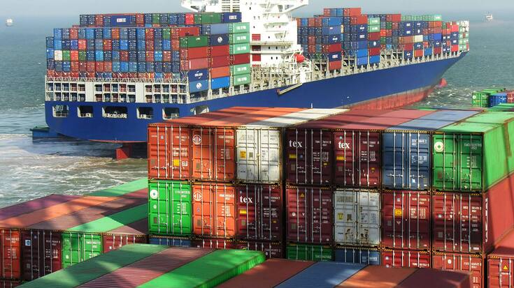 HZ: Newsticker_Welthandel_Containerschiff