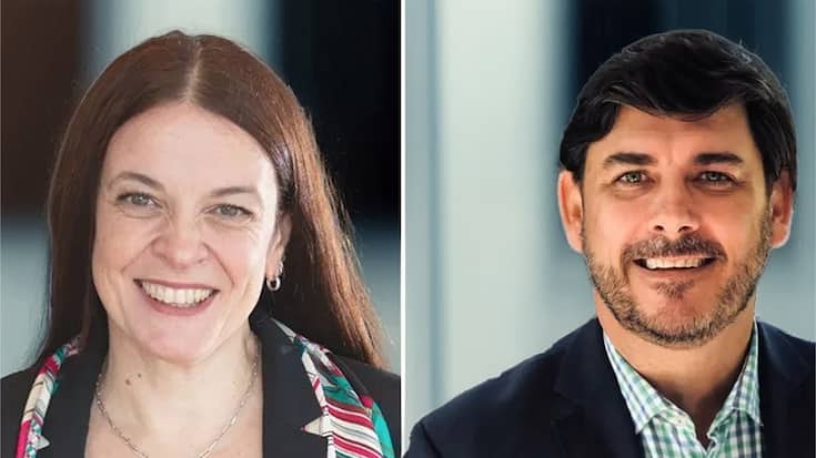 Cristina Ghetti und Terry Powell