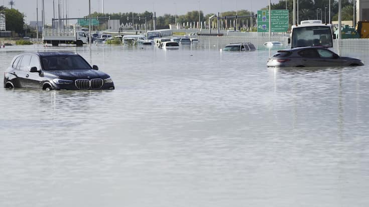 Unwetter Dubai