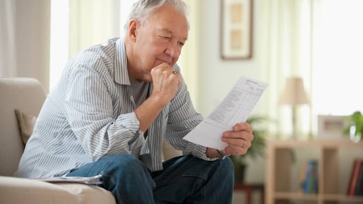 Senior Schreiben Unterlagen