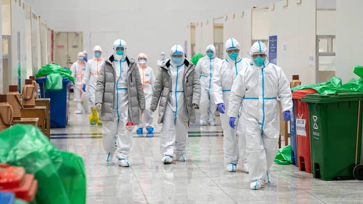 Medizinisches Personal Wuhan 05 02 20