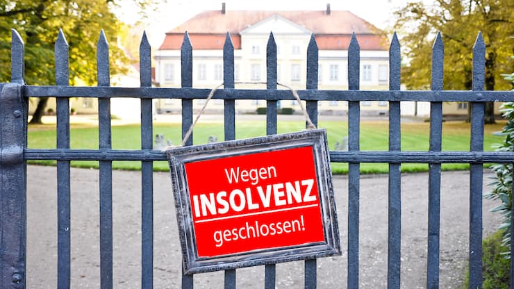 Wegen Insolvenz geschlossen - Konkurs - Firmenpleite