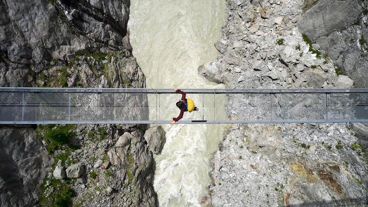 Hängebrücke Belalp-Riederalp Wallis