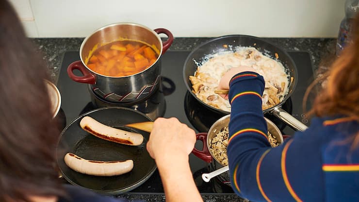 Familienküche Fleisch vegan