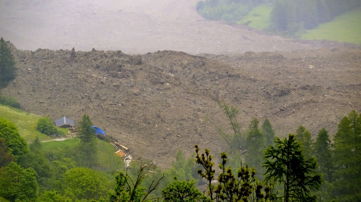 Blatten VS Gletscherabbruch Murgang