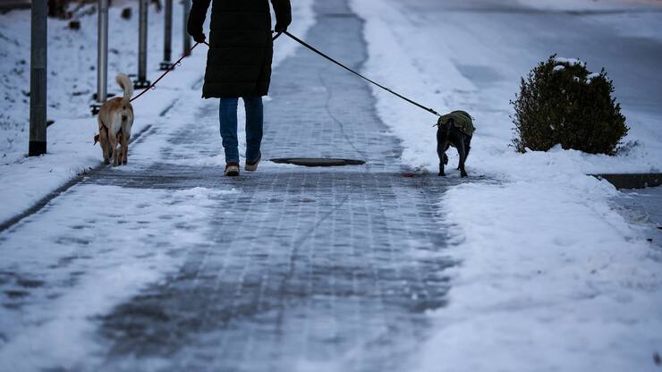 Schnee - Glätte - Glatteis - Rutschgefahr