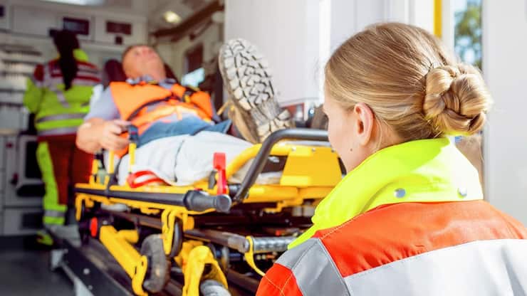 Krankenwagen Suva