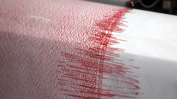 Aufzeichnungen eines Seismographen