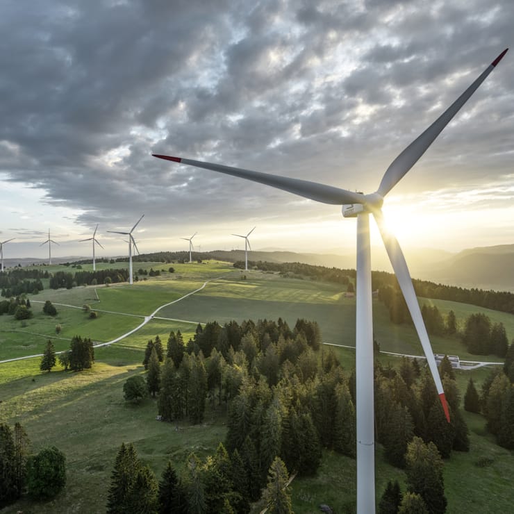 Windpark Mont-Crosin Jura Windkraft Windenergie