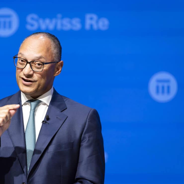 SCHWEIZ SWISS RE HALBJAHRESZAHLEN ANDREAS BERGER