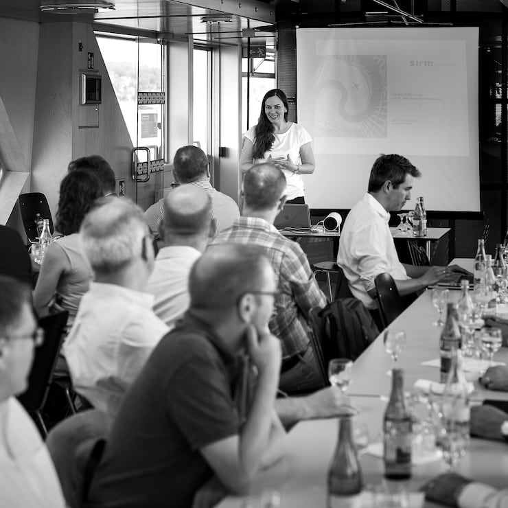 Sabrina Hartusch, SIRM-Präsidentin