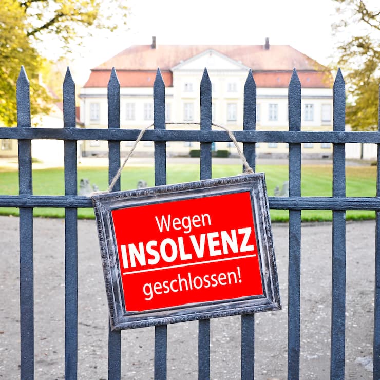 Wegen Insolvenz geschlossen - Konkurs - Firmenpleite