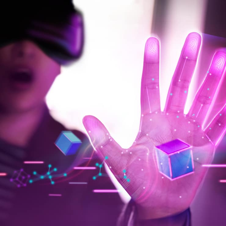 Metaverse - virtuelle Realität - VR - AR