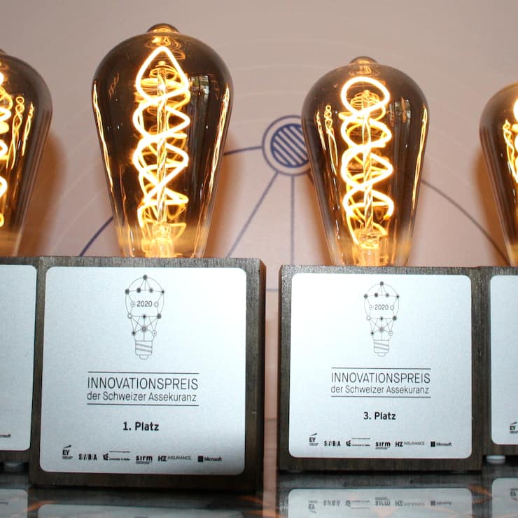 trophées du Prix de l’innovation de l’assurance suisse
