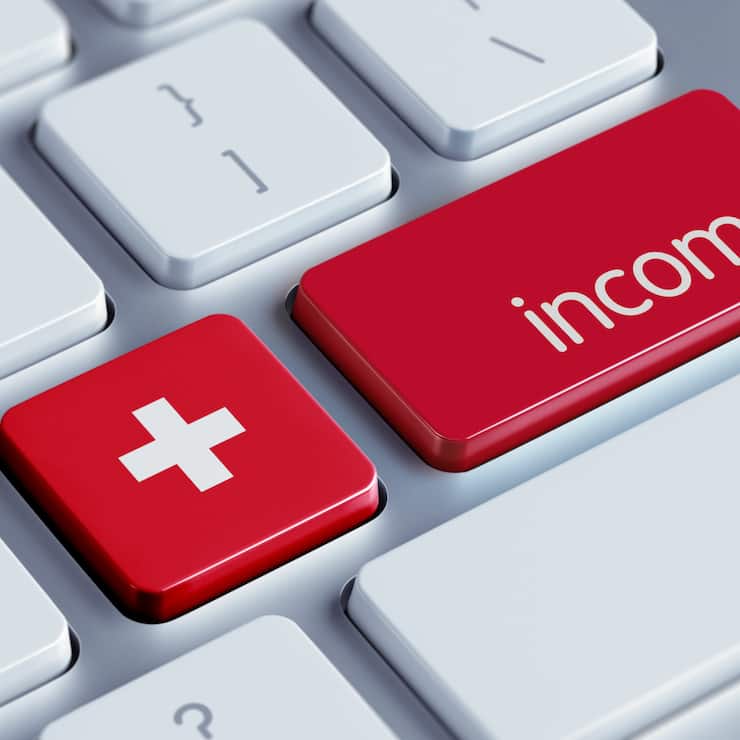 Switzerland Income Concept