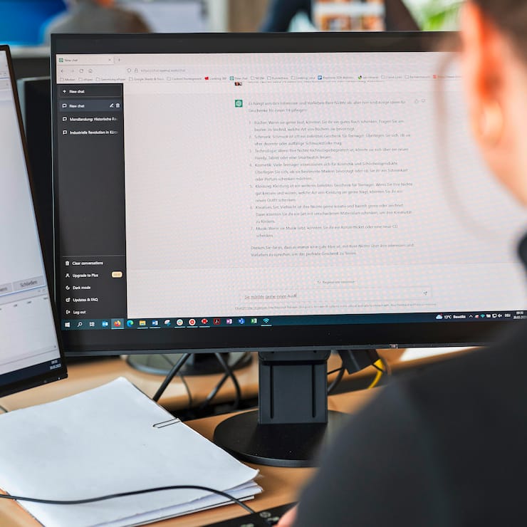 SCHWEIZ KUENSTLICHE INTELLIGENZ CHAT GPT