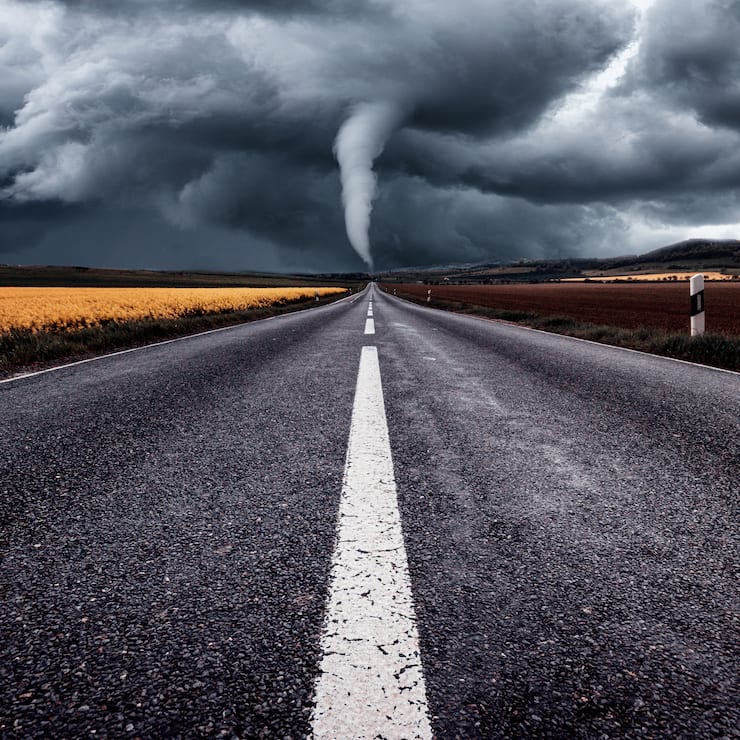 Tornado  - Naturkatastrophe