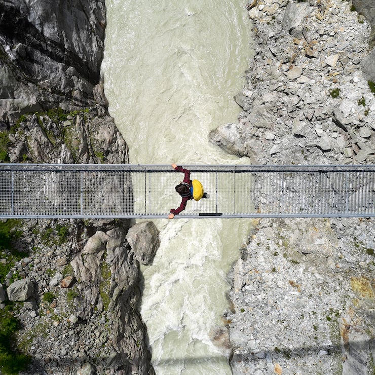 Hängebrücke Belalp-Riederalp Wallis