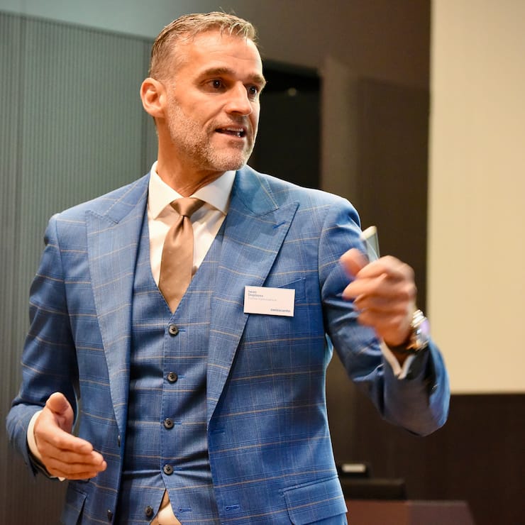 Iwan Deplazes, Leiter Asset Management der ZKB, während der Präsentation der 25. PK-Studie von Swisscanto in Zürich.