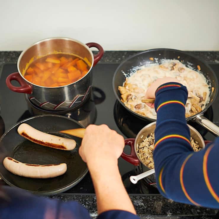 Familienküche Fleisch vegan