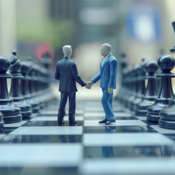 Übernahme - strategischer Schachzug