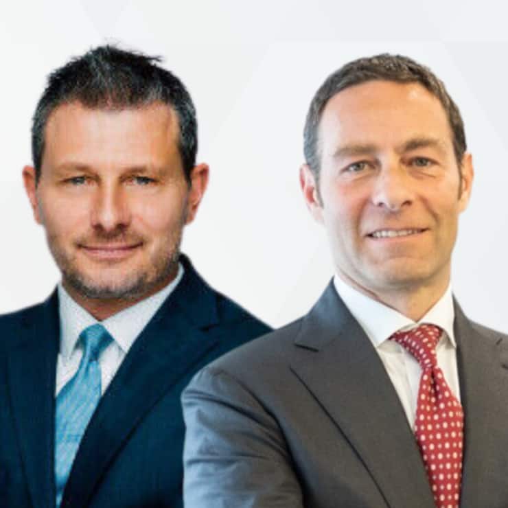 v.l.: André Thali und Pietro Martorella, Axa Investment Managers
