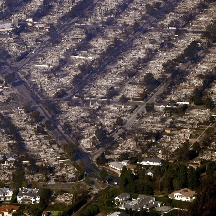 Waldbrände Los Angeles Kalifornien