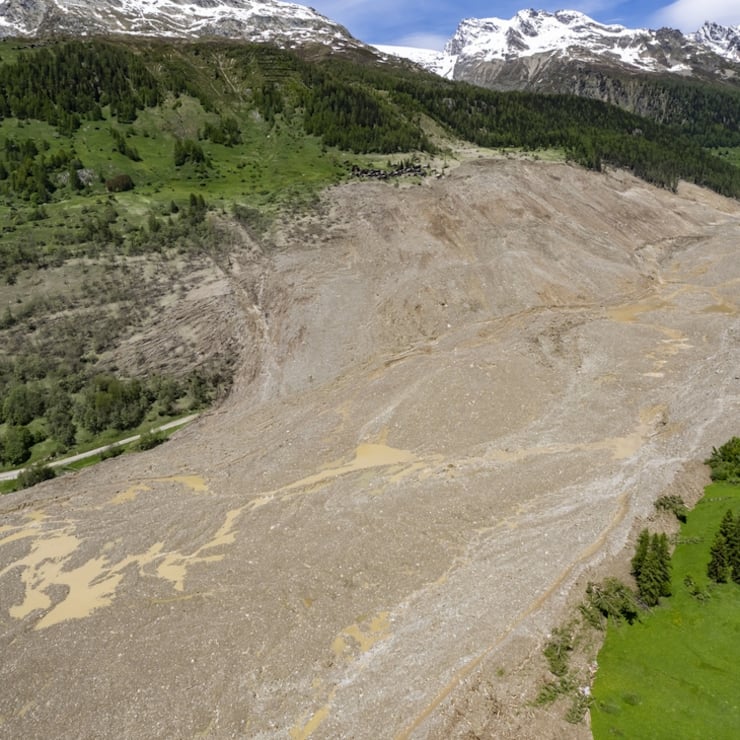 Blatten - Gletscherabbruch - Murgang