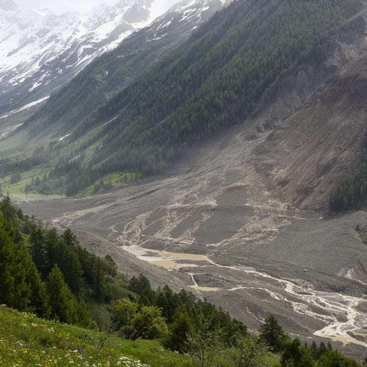 Blatten Gletscherabbruch Bergsturz