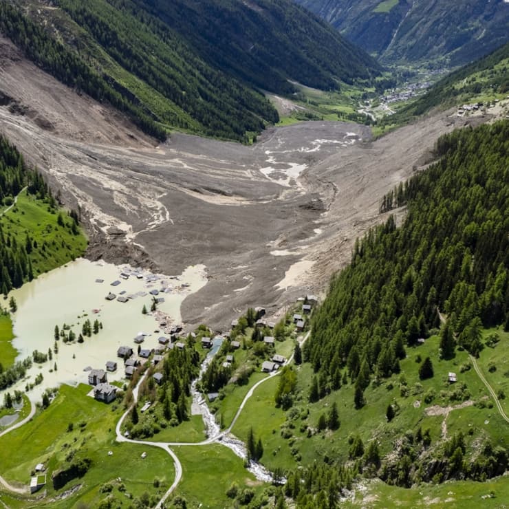 Blatten - Gletscherabbruch - Murgang