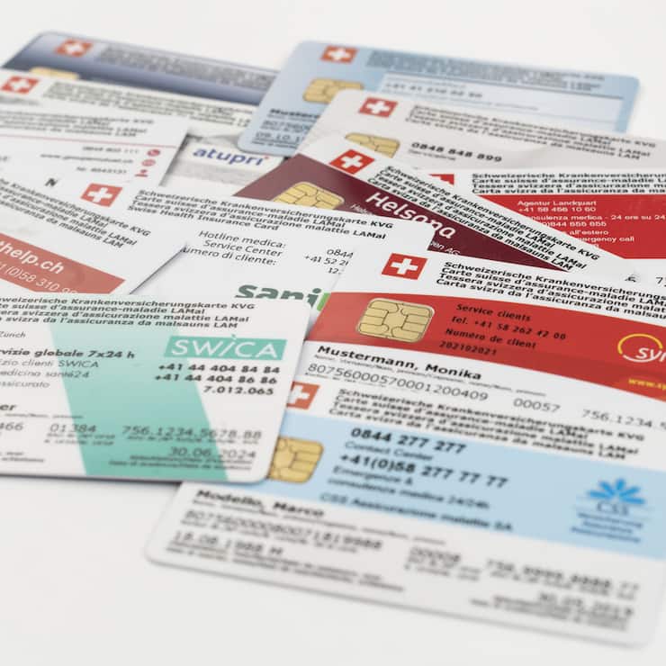 SCHWEIZ KRANKENKASSE VERSICHERUNGSKARTE