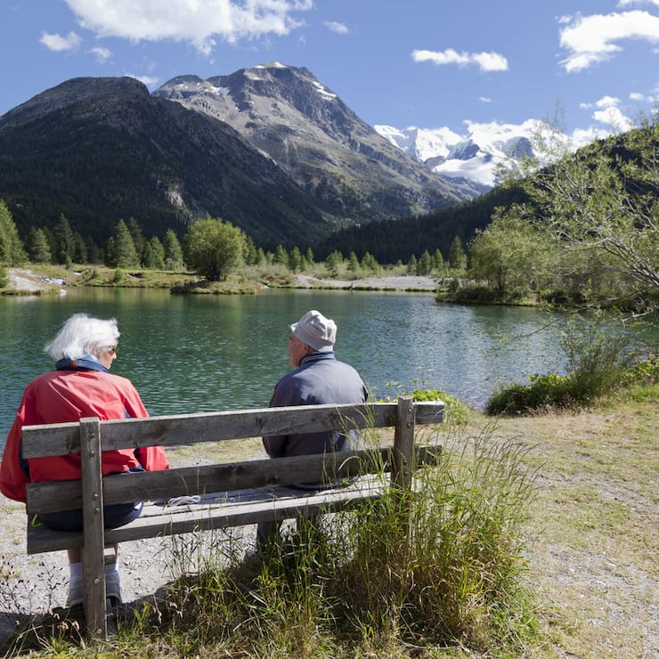 SCHWEIZ VAL MORTERATSCH EHEPAAR