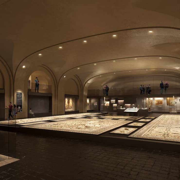 Parcours byzantin avec la mosaique de Qabr Hiram