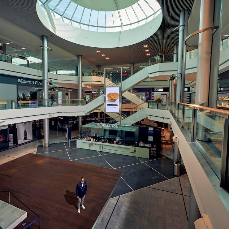 2020 Rageth Clavadetscher, CEO Glatt Zentrum, Wallisellen, Stillstand wegen des Corona Virus, 2020, Fotos, Geri Born