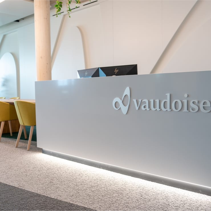 Empfangsbereich der Vaudoise in Bern-Wankdorf