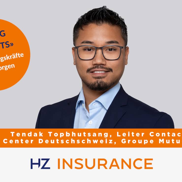 Tendak Topbhutsang setzt als Leiter Contact Center Deutschschweiz bei Groupe Mutuel auf hohe Servicequalität