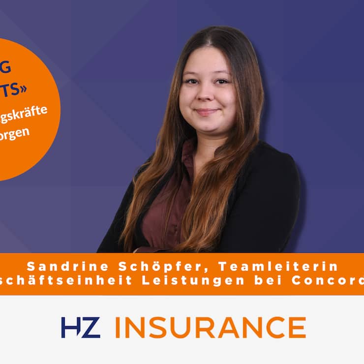 Sandrine Schöpfer, Teamleiterin bei der Concordia - Young Talent