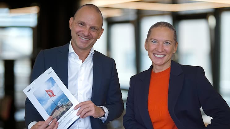 Haben das Affluent-Segment der Ü50 genauer unter die Lupe genommen: Alain Beyeler (Finpact) und Tatiana Agnesens (HSLU).
