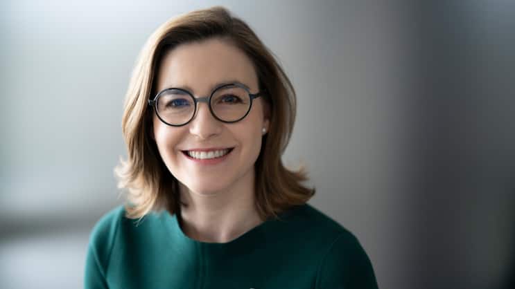 «Nous avons maintenu notre dynamique de croissance et des marges attractives dans l'ensemble de nos secteurs d'activité»: Claire-Marie Coste-Lepoutre,directrice financière du groupe.
