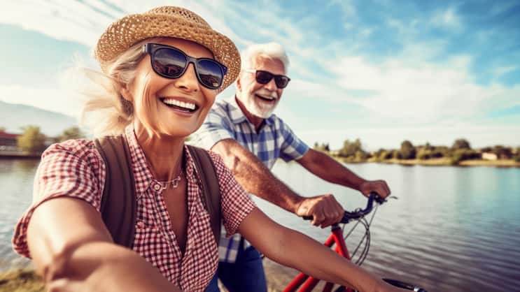 Gesunde Ernährung, viel Bewegung und ein qualitativ hochstehendes Gesundheitssystem sind wertvoll für das Wohlbefinden.