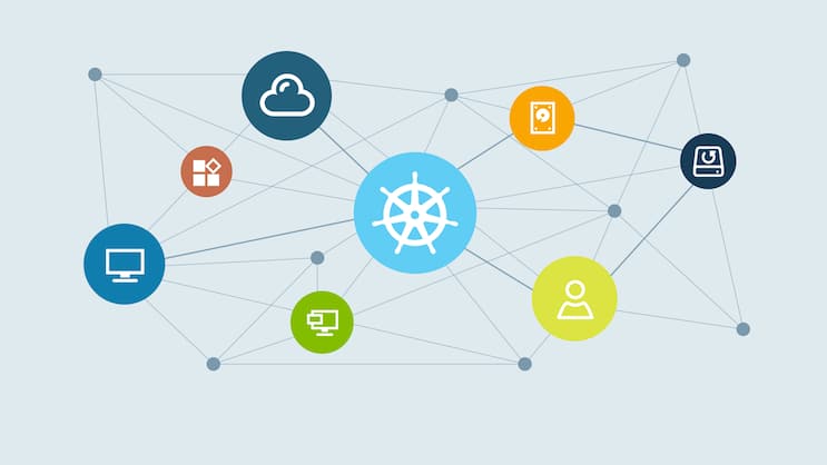 Versicherungen müssen das Rad nicht immer neu erfinden, wenn sie die Dinge ins Rollen bringen wollen. Dank der Flexibilität, die Container und ihre Orchestrierung mit Kubernetes ermöglichen, können Entwicklungsteams unabhängiger und agiler arbeiten. (Im Bild: Kubernetes-Modell)