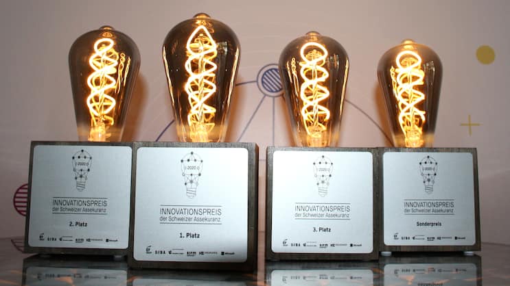 trophées du Prix de l’innovation de l’assurance suisse