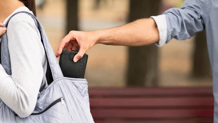 Taschendieb Mobiltelefon