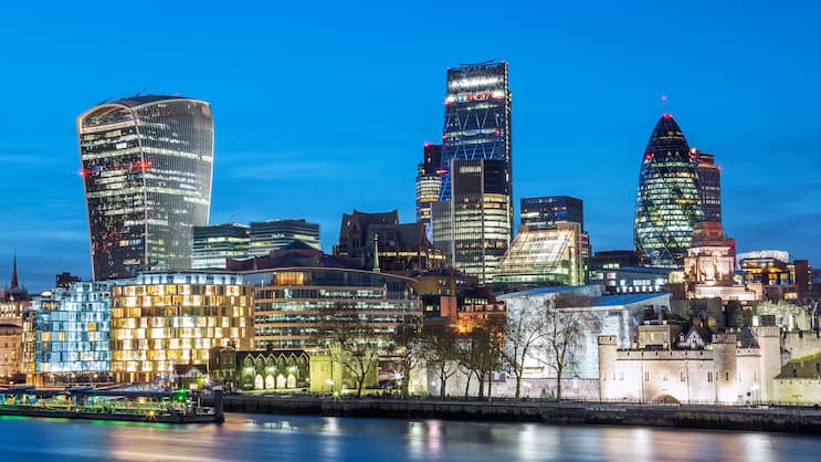 Londoner City: Die Lage hat sich normalisiert.