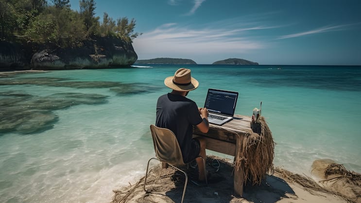 Workation - Homeoffice im Ausland - Arbeiten vom Ferienort aus.