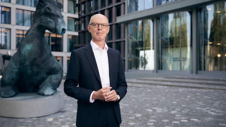 Gert De Winter beim Baloise-Hauptsitz: Seit August ist der Belgier wieder zurück an der Arbeit.