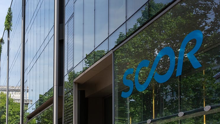 Die Firmenzentrale von Scor.